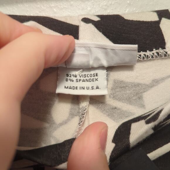 NWT Bryn Walker Oasis Floral Basic Jersey Crop Pull On Leggings Sz XXS - Picture 5 of 6